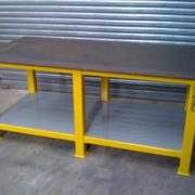 weld safe with a welding bench