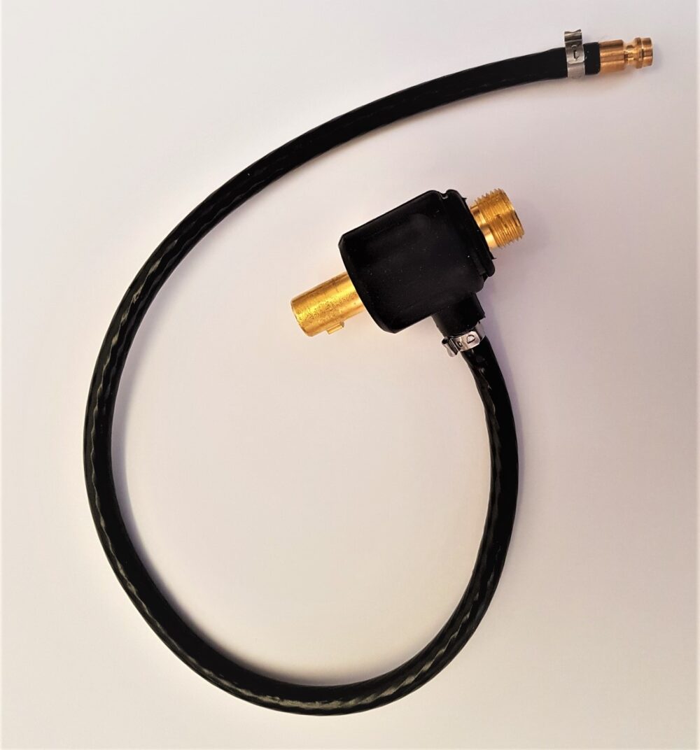 Dinse TUG Adaptor Hose With Quick Release Gas Fitting