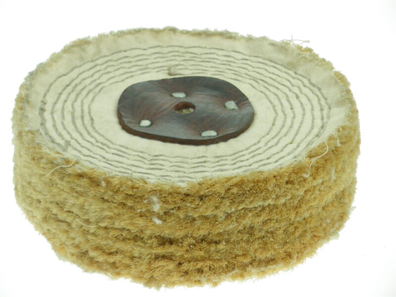 150mm 4-Section White Stitched Sisal Mop