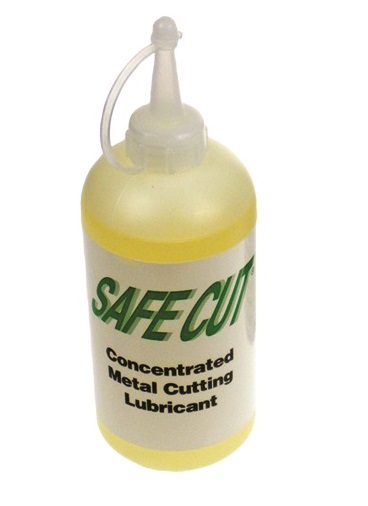 bottle of metal cutting lubricant