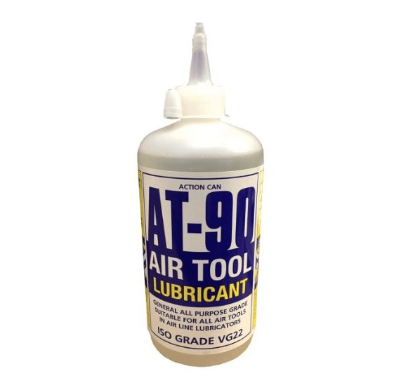 bottle of at-90 air tool lubricant