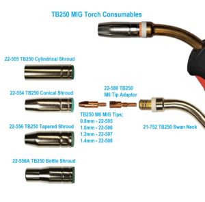 Tip Adaptors For MIG Torches