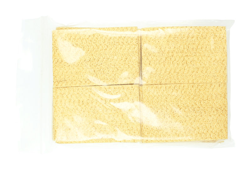 pack of yellow cleaning pads