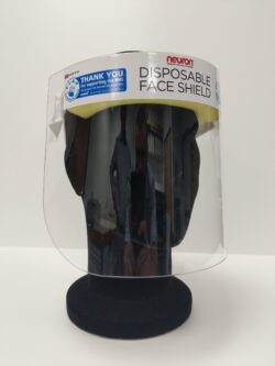 Disposable Face Visor On Maniquin Head