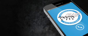 PWP Trade Account Logo on phone