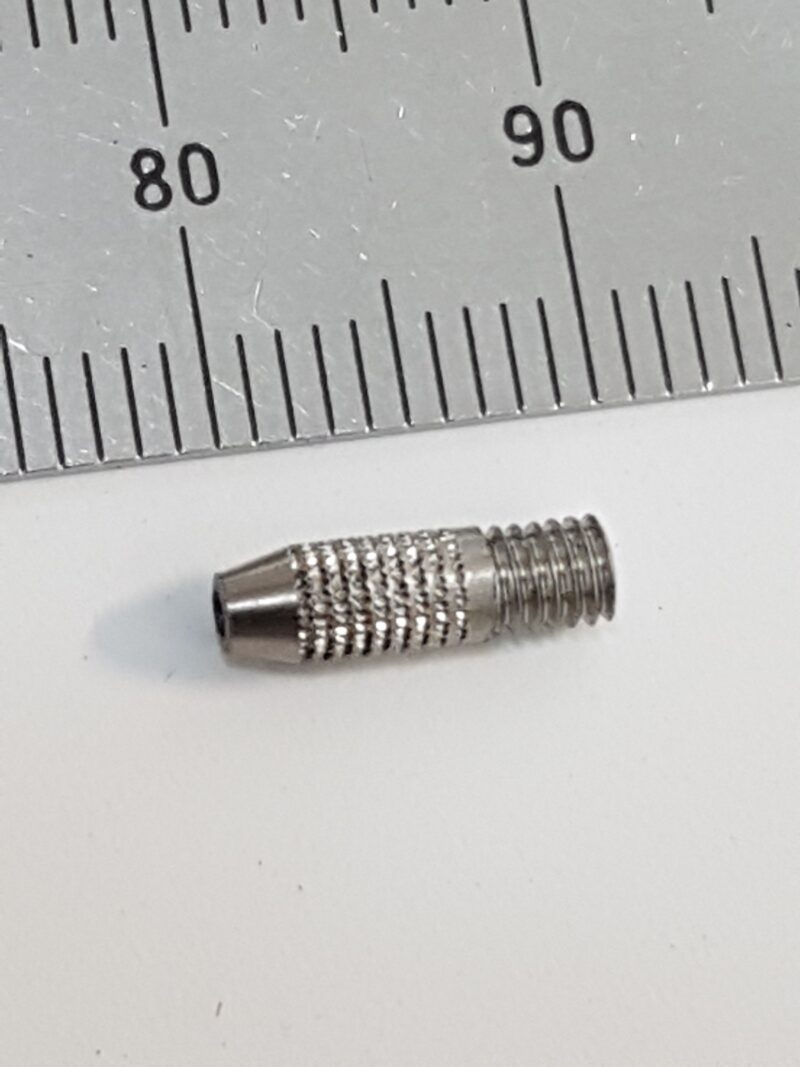 Orbital welder wire outlet