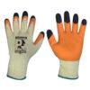 Gloves With Orange And Black Front