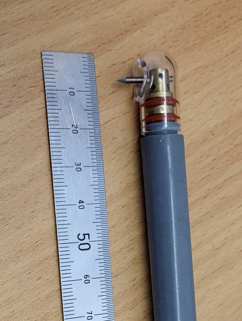 Micro TIG Torch measured