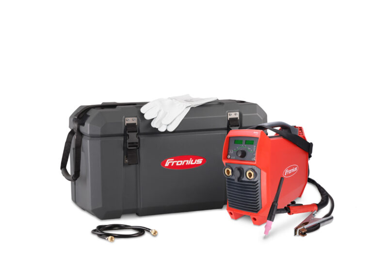 Fronius Artis: Portable Lightweight TIG Welder Set including whit welding gloves and a Fronius Welding Box for the TIG welder