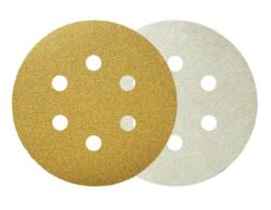 150mm x 60g SA330 Velcro Back 6-Hole Sanding Discs