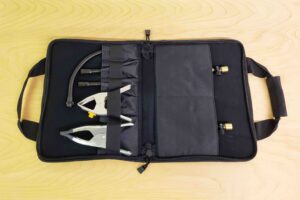 Welding mirror kit open